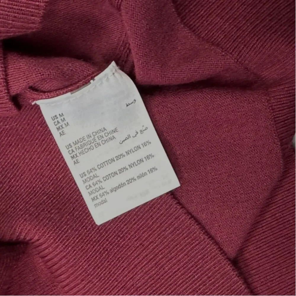 Alfani Men's Turtleneck Sweater, Maroon Banner Medium $60
